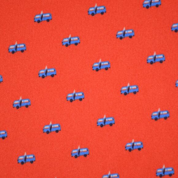 Pro Tour Golf Polo XL – Orange Shirt w/ Blue Golf Cart Pattern - Picture 3 of 6